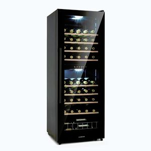 Imagine Klarstein Barossa 54 Duo, Frigider pentru vin, 2 zone, 148 litri, 54 sticle cu ecran tactil