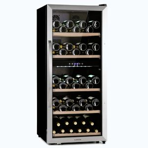 Imagine Klarstein Vinamour 66 Duo, frigider pentru vin, 2 zone, 204 l, 79 sticle, 5 - 18 °C, control tactil