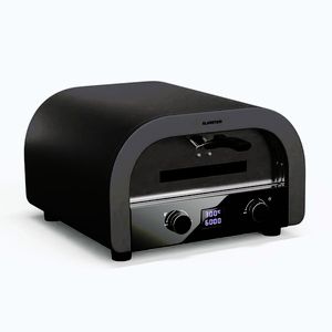 Imagine Klarstein FornoVetro, cuptor pentru pizza, elemente de încălzire duble, 2200 W, 500 °C, Cool Touch, interior și exterior
