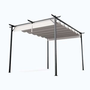Imagine Blumfeldt Pergolă Pantheon Robust, 3x4 m, oțel vopsit electrostatic, rezistent la intemperii.