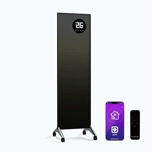 Imagine Klarstein Încălzitor cu infraroșu Wonderwall Smart Bornholm, 400 W, Control inteligent
