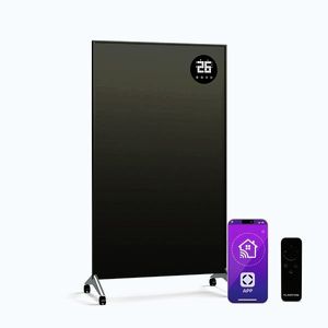 Imagine Klarstein Wonderwall Smart Bornholm Încălzitor cu infraroșu, 800 W, Control inteligent, montaj pe perete, Afișaj LED
