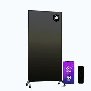 Imagine Klarstein Wonderwall Smart Bornholm Încălzitor cu infraroșu, 1200 W, Control inteligent