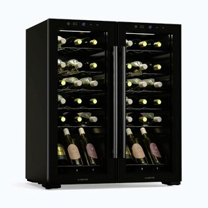 Imagine Klarstein Frigider pentru vinuri Shiraz, 2 zone de răcire, iluminare cu LED, control tactil, de sine stătător