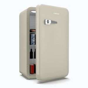 Imagine Klarstein Audrey Evo minifrigider, 90 l, design retro, silențios, compact, disponibil în 3 culori.