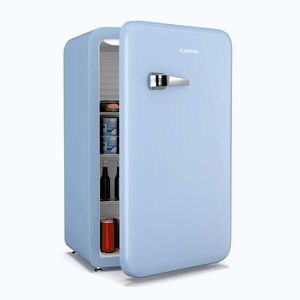 Imagine Klarstein Audrey Evo minifrigider, 90 l, design retro, silențios, compact, disponibil în 3 culori.