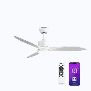 Imagine Klarstein Ventilator de tavan SkyBreeze Smart, Utilizare interioară și exterioară, Control inteligent, IP44, 40 dB
