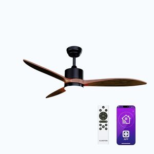 Imagine Klarstein SkyBreeze Smart ventilator de tavan, Utilizare interioară și exterioară, Control inteligent, IP44, 40 dB