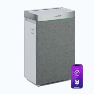 Imagine Klarstein AireLux Smart purificator și umidificator aer 2-în-1, CADR 400 m³/h, gri