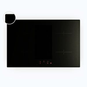 Imagine Klarstein Plită cu inducție Velaire cu hotă integrată — elegantă, minimalistă, puternică, 8400 W, 80 cm