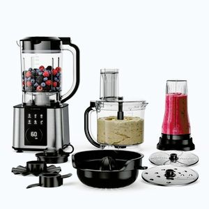 Imagine Klarstein Verosteel robot de bucătărie cu blender | Frământare, Bătut & Stoarcere | 1200 W | 2 L/1, 75 L