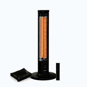 Imagine Klarstein BlazeTower încălzitor cu infraroșu pe picior | 2000 W | 15 m² | Puternic | 101 cm x 40 cm