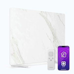 Imagine Klarstein MarmoHeat panou infraroșu | 600 W | 5 - 9 m² | design marmură | 70 cm x 100 cm