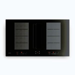 Imagine Klarstein Plită cu inducție ChefFusion cu hota | 4 zone de gătit | 7200 W | 504, 3 m³/h | 90 cm