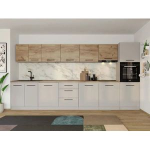 Imagine Set Mobila Bucatarie Linea 380 Casmir / Stejar C15