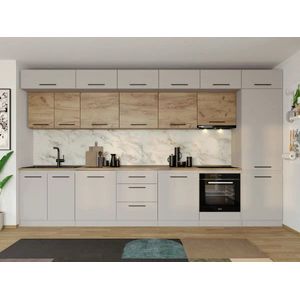 Imagine Set Mobila Bucatarie Linea 380 Casmir / Stejar C29