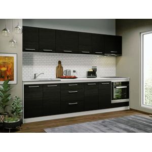 Imagine Set Mobila Bucatarie Mina 280 Alb/Ferrara C150