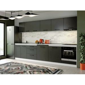 Imagine Set Mobila Bucatarie Mina Grafit 320 Gri Antracit C163