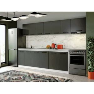 Imagine Set Mobila Bucatarie Mina Grafit 300 Gri Antracit C161