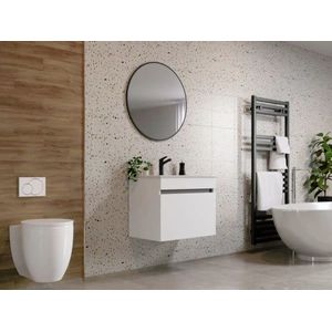 Imagine Set Masca Baie Suspendata + Chiuveta 650 + Oglinda Rotunda Albio