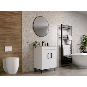 Imagine Set Masca Baie + Chiuveta 650 + Oglinda Rotunda Albio