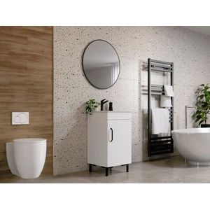 Imagine Set Masca Baie + Chiuveta 450 + Oglinda Rotunda Albio