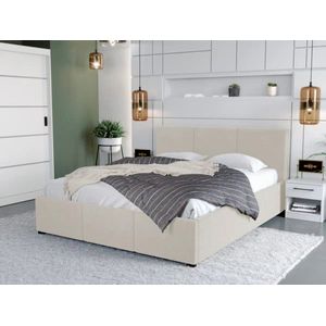 Imagine Pat Tapitat Avelis cu somiera fixa Crem - Swing 1 160x200