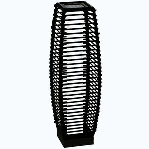 Imagine Outsunny Lampadar solar, Lampa de exterior pentru gradina Lampa pentru alee si iluminat decoratic cu lumini LED | Aosom Romania