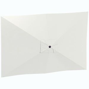 Imagine Outsunny Copertină de Rezervă pentru Umbrelă cu Ventilație în Partea Superioară, 300x200 cm, Bej | Aosom Romania