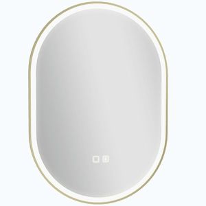 Imagine HOMCOM Oglindă de baie cu LED și boxă Bluetooth anti-aburire 100x70 cm 3 culori reglabile reglaj luminozitate | Aosom Romania