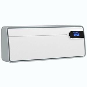 Imagine HOMCOM Aerotermă de perete ceramică 2000W cu telecomandă și WiFi, alb | Aosom Romania